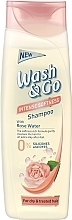 Düfte, Parfümerie und Kosmetik Shampoo mit Rosenwasser - Wash&Go 