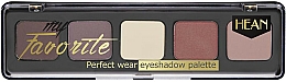 Düfte, Parfümerie und Kosmetik Lidschattenpalette - Hean My favorite Eye Shadow Palette