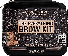 Set 8 St. - Makeup Revolution "The Everything" Brow Kit Gift Set  — Bild N1