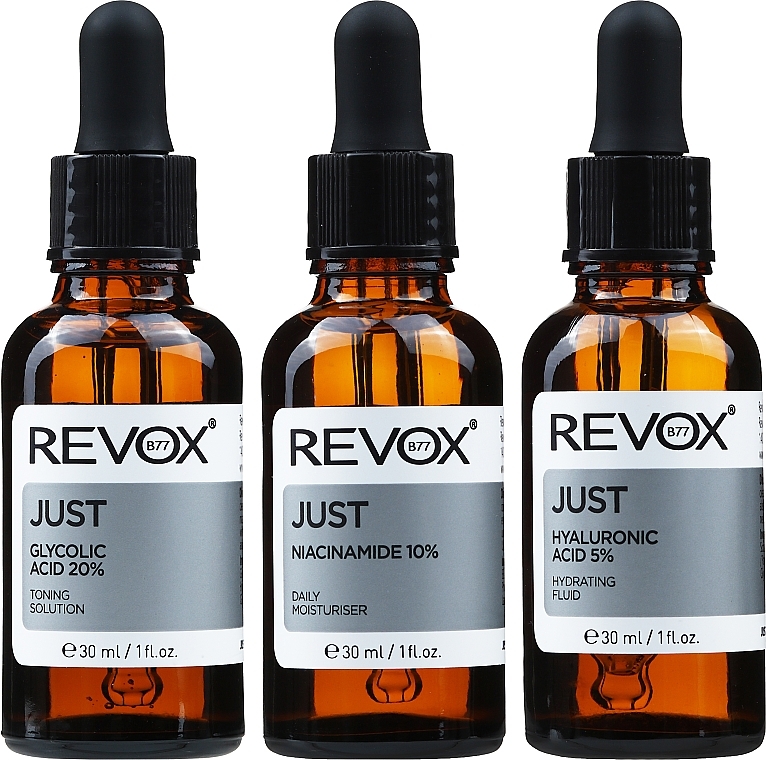 Gesichtspflegeset - Revox Just Oil Control Skincare Routine (Gesichtsserum 3x30ml) — Bild N2