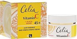 Düfte, Parfümerie und Kosmetik Tag & Nacht stärkende Gesichtscreme mit Vitamin C 45+ - Celia Witamina C