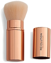 Kabuki Pinsel - Makeup Revolution Rose Gold Retractable Kabuki Brush — Bild N2