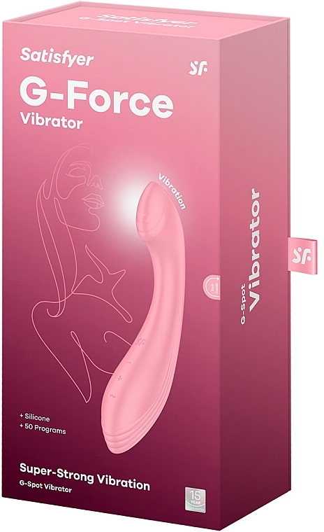 G-Punkt-Vibrator rosa - Satisfyer G-Force Pink USB Rechargeable Vibrator  — Bild N2
