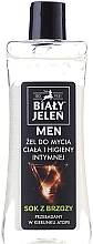 Düfte, Parfümerie und Kosmetik 2in1 Intimpflegegel für Männer mit Birkensaft - Bialy Jelen Hypoallergenic Body Gel and Intimate Hygiene 2in1