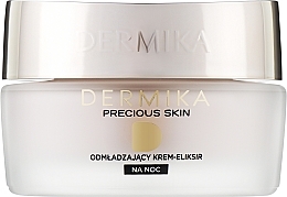 Düfte, Parfümerie und Kosmetik Verjüngendes Nachtcreme-Elixier für das Gesicht - Dermika Precious Skin Rejuvenating night Cream-Elixir