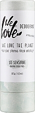 Düfte, Parfümerie und Kosmetik Deostick für empfindliche Haut - We Love The Planet So Sensitive Deodorant Stick