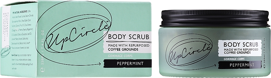 Kaffee-Körperpeeling mit Pfefferminze - Upcircle Coffee Body Scrub With Peppermint — Bild N1