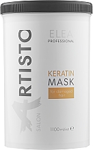 Haarmaske - Elea Professional Artisto Salon Keratin Mask For Damaged Hair — Bild N3