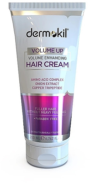 Creme-Conditioner für mehr Volumen - Dermokil Volume Up Volume Enhancing Hair Cream  — Bild N1