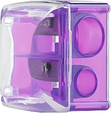 Düfte, Parfümerie und Kosmetik Doppelspitzer mit Deckel transparent-violett - Top Choice