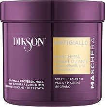 Düfte, Parfümerie und Kosmetik Maske für blondes und gebleichtes Haar  - Dikson Antigiallo Mask 