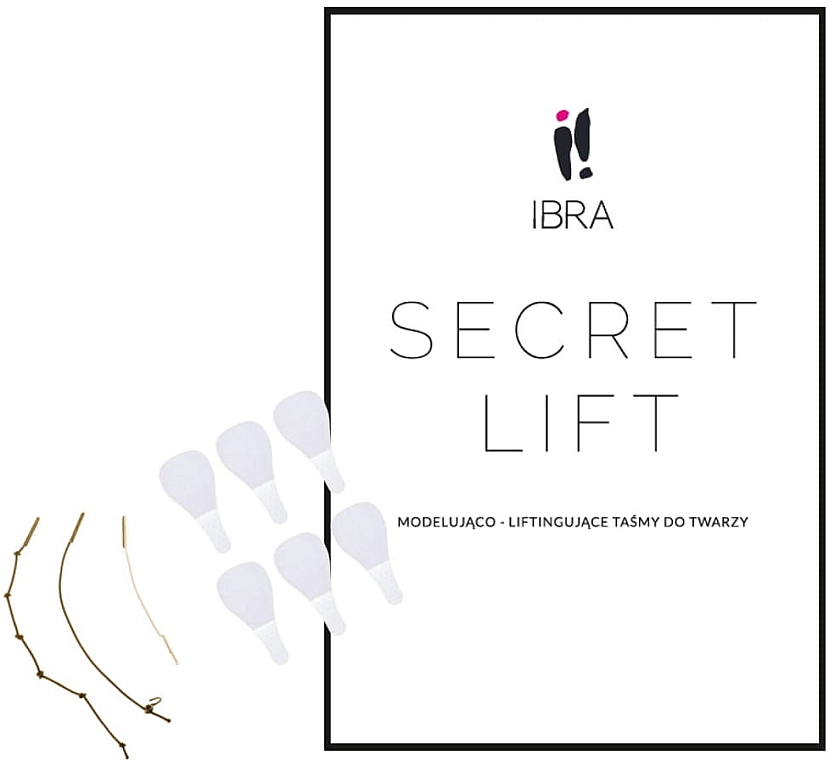 Lifting-Make-up-Tapes beige - Ibra Secret Lift Face Lifting And Modeling Tape Beige — Bild N2