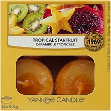 Düfte, Parfümerie und Kosmetik Teekerze - Yankee Candle Tea Light Candles Tropical Starfruit