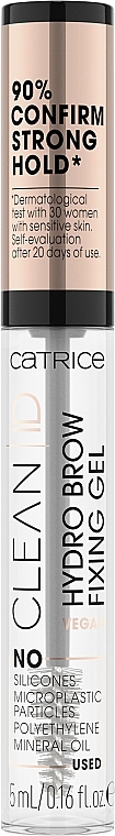 Fixiergel für Augenbrauen - Catrice Clean ID Hydro Brow Fixing Gel — Bild N1