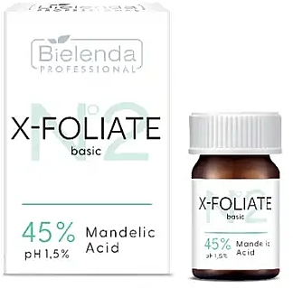 Mandelsäure 45% - Bielenda Professional X-Foliate Basic Mandelic Acid 45% — Bild N1