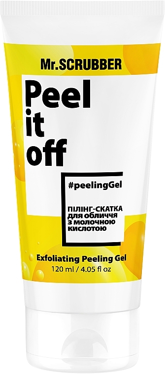 Peeling-Gel für das Gesicht - Mr.Scrubber Peel It Off Exfoliating Peeling Gel — Bild N1