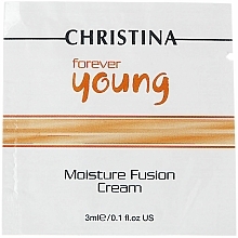 Düfte, Parfümerie und Kosmetik Intensiv feuchtigkeitsspendende und straffende Gesichtscreme mit Hyaluronsäure - Christina Forever Young Moisture Fusion Cream (Probe)