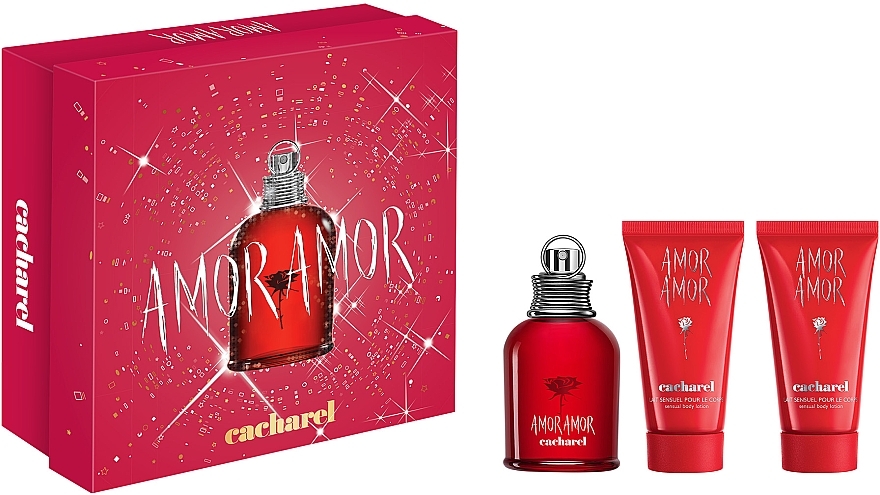 Cacharel Amor Amor - Duftset (Eau de Toilette /50 ml + Körperlotion /2x50 ml)  — Bild N1