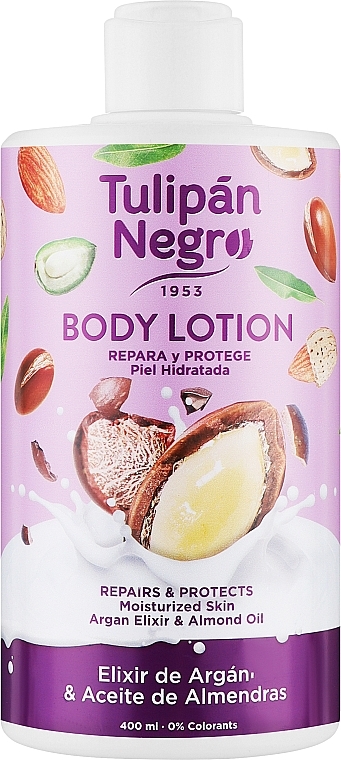 Körperlotion Argan- und Mandelöl - Tulipan Negro Elixir Argan & Almond Oil Body Lotion — Bild N1