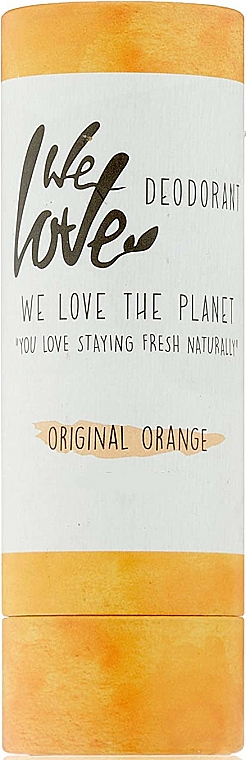 Deostick mit spanischem Mandarinenduft - We Love The Planet Original Orange Deodorant Stick — Bild N1