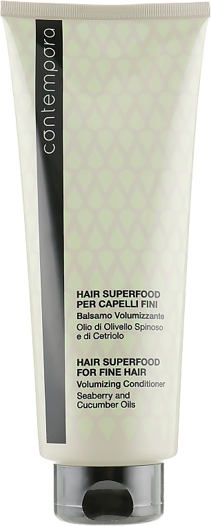 Volumengebende Haarspülung mit Sanddorn- und Gurkenöl - Barex Italiana Contempora Fine Hair Volumizing Conditioner — Bild N1