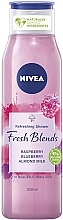 Erfrischendes Duschgel Himbeere, Blaubeere und Mandelmilch - NIVEA Fresh Blends Refreshing Shower Raspberry Blueberry Almond Milk — Bild N1