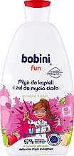 Badegel-Schaum mit Apfelduft - Bobini Fun Bubble Bath & Body High Foam Apple — Bild N1