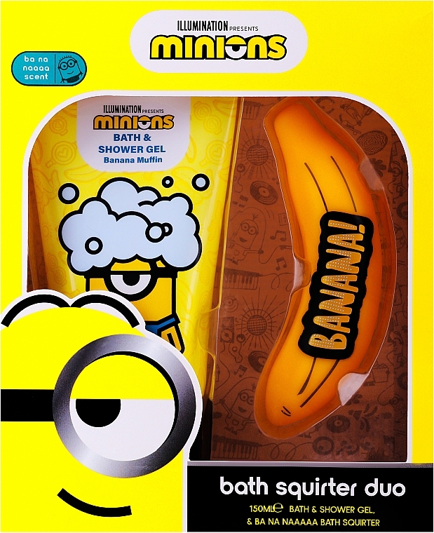 Set - EP Line Minions Bath Set (sh/gel/150ml + squirter) — Bild N1