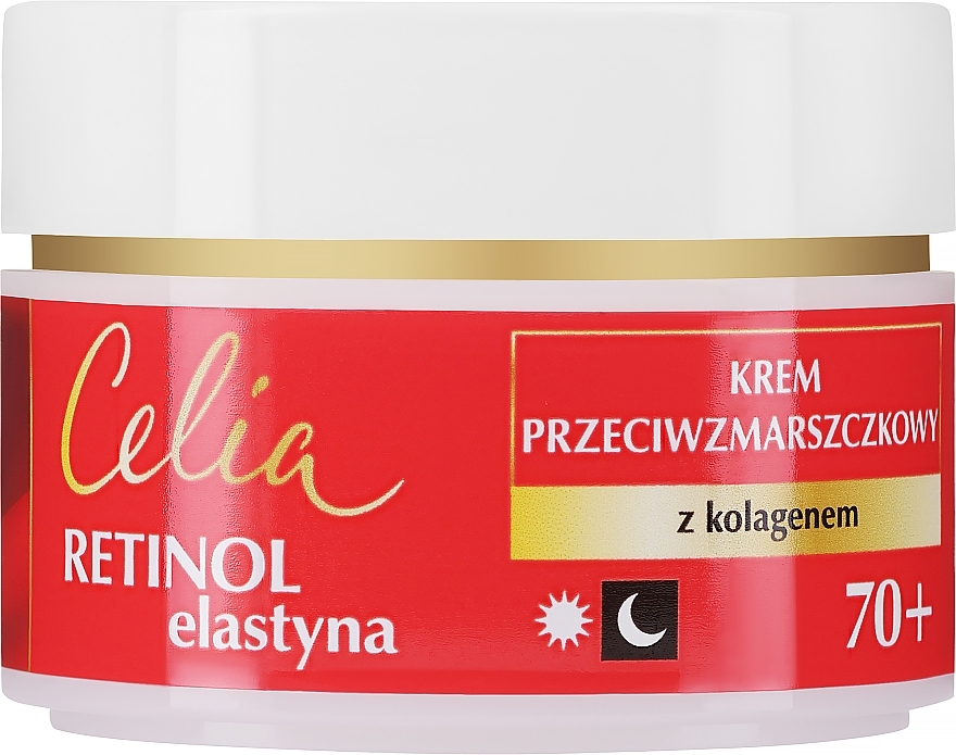 Anti-Falten Gesichtscreme mit Retinol 70+ - Celia Retinol 70+ Anti-Wrinkle Day & Night Cream  — Bild N2