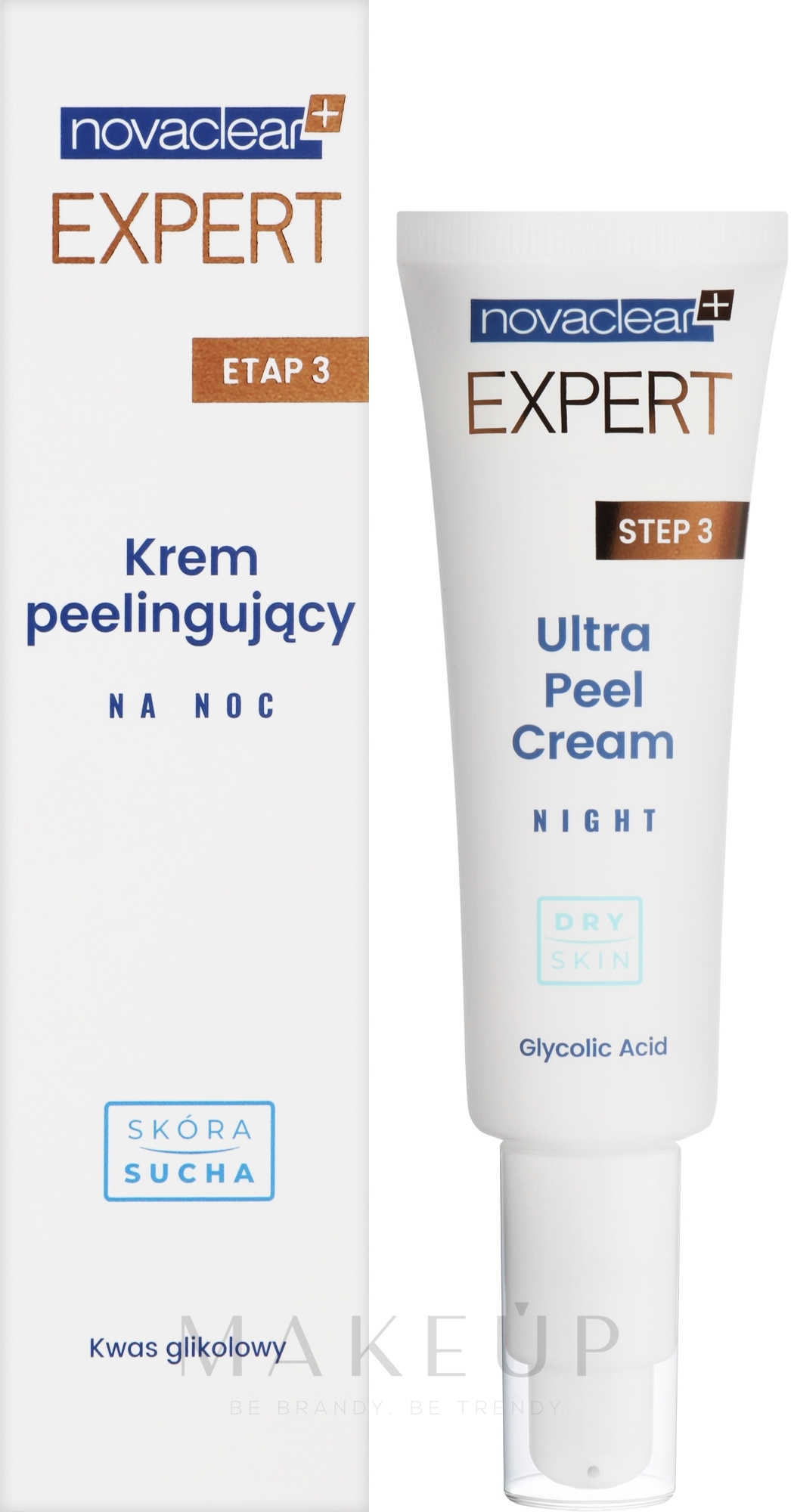 Creme-Peeling für trockene Haut - Novaclear Expert Step 3 Ultra Pell Cream Night Dry Skin — Bild 50 ml