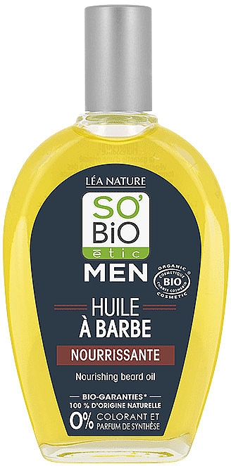 Pflegendes Bartöl - So'Bio Etic Men Nourishing Beard Oil — Bild N1