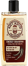 Stimulierendes Shampoo mit rotem Pfeffer, Koffein und Hopfen - Man's Master — Bild N2