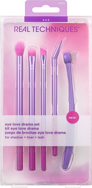 Augen-Make-up-Pinselset - Real Techniques Eye Love Drama Makeup Brush Kit — Bild N1