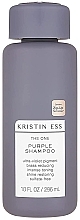 Violettes Shampoo für Blondinen und Brünette - Kristin Ess The One Purple Shampoo — Bild N1