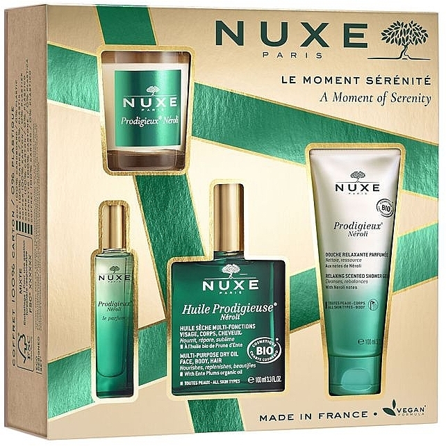 Nuxe Prodigieux Neroli - Duftset (Parfum /15 ml + Trockenöl /100 ml + Duschgel /100 ml + Duftkerze /70 g)  — Bild N2