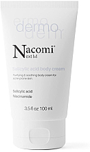 Düfte, Parfümerie und Kosmetik Reinigende und beruhigende Körpercreme mit Salicylsäure - Nacomi Salicylic Acid purifying body Cream