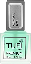 Nagelhautöl mit Pinsel Kiwi - Tufi Profi Premium Cuticle Oil — Bild N1