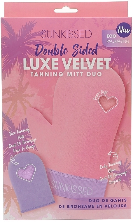Selbstbräunungshandschuh - Sunkissed Double Sided Luxe Velvet Tanning Mitt Duo — Bild N2