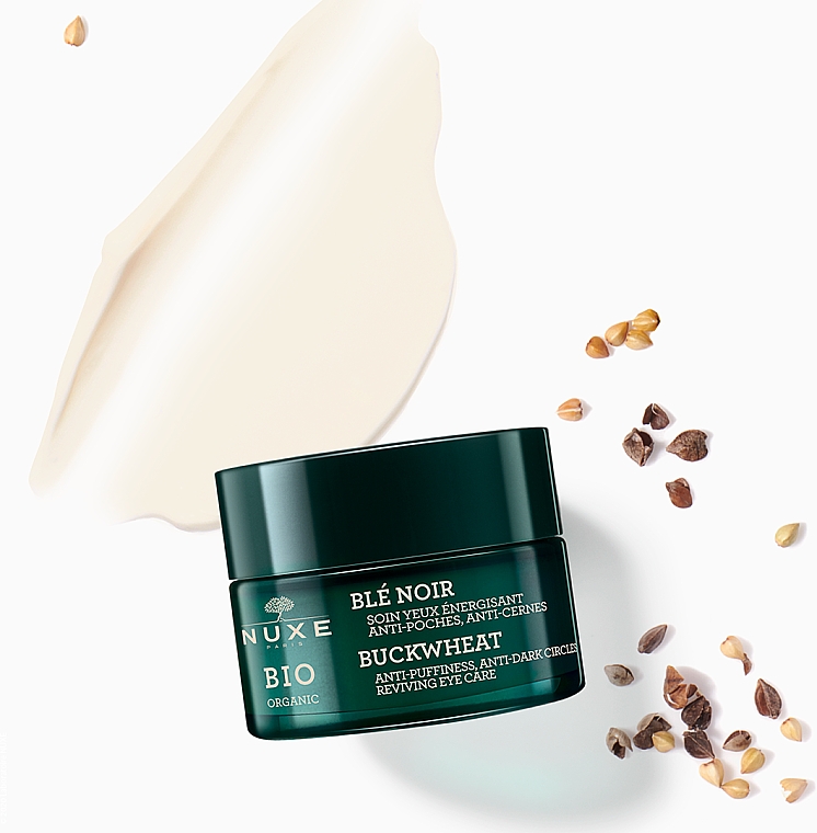 Belebende Augenpflege gegen Tränensäcke und Augenringe - Nuxe Bio Organic Anti-Puffiness Anti-Dark Circles Reviving Care — Bild N2