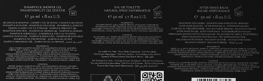 Trussardi Uomo - Duftset (Eau de Toilette 50ml + Duschgel 30ml + After Shave Balsam 30ml) — Bild N3