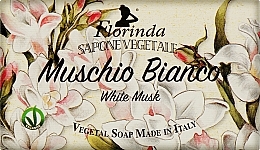 Naturseife Weißer Moschus - Florinda Sapone Vegetal Soap White Moss — Bild N1
