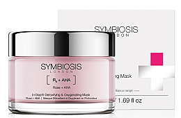 Düfte, Parfümerie und Kosmetik Entgiftende Sauerstoff-Gesichtsmaske mit Rose und AHA-Säure - Symbiosis London In Depth Detoxifying & Oxygenating Mask