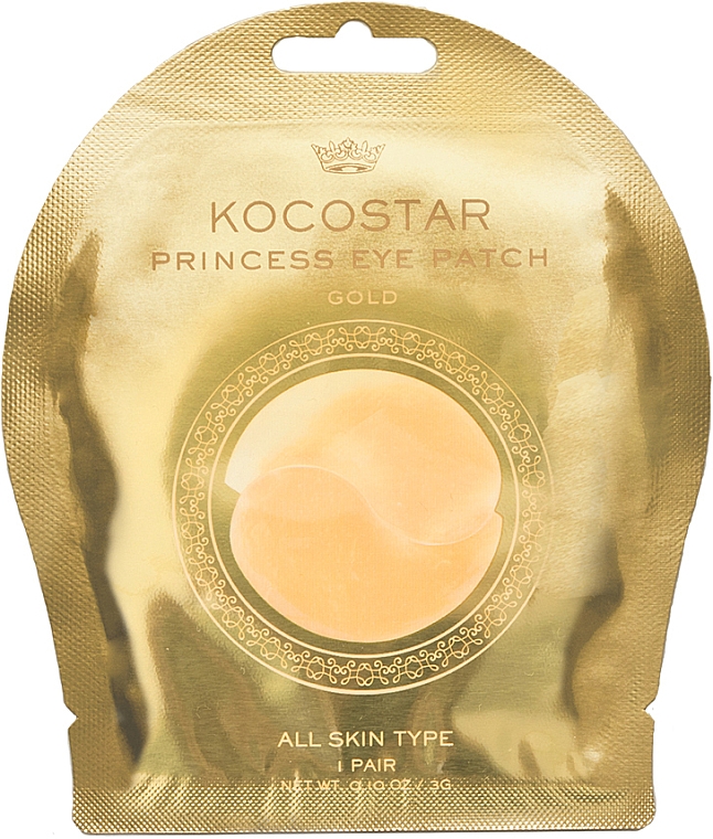 Hydrogel Augenpatches mit 24 Karat Gold - Kocostar Princess Eye Patch Gold — Bild N1
