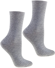 Lange Damensocken aus Baumwolle grau - Moraj — Bild N1