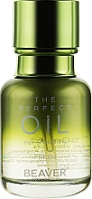 Düfte, Parfümerie und Kosmetik Parfümiertes Haaröl - Beaver Professional Expert Hydro The Perfect Oil Hair Smoothing Fresh