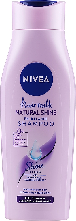 Milchshampoo mit Mandelmilch und Magnolia-Extrakt - Nivea Hair Milk Natural Shine Ph-Balace Shampoo — Bild N5