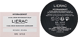 Feuchtigkeitsspendendes Gesichtscreme-Gel - Lierac Hydragenist The Rehydrating Radiance Cream-Gel Refill (Refill)  — Bild N2