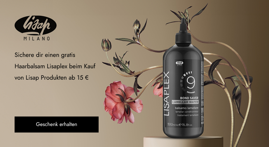 Beim Kauf von Lisap Produkten ab 15 € erhältst du einen Haarbalsam Lisaplex geschenkt