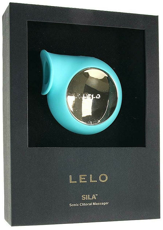 Wasserdichter Klitoral-Massager mit Schallwellen blau - Lelo Sila Aqua — Bild N1
