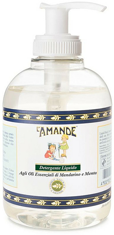 Flüssigseife - L'amande Marseille Mandarins And Mint Oil Liquid Soap — Bild N1